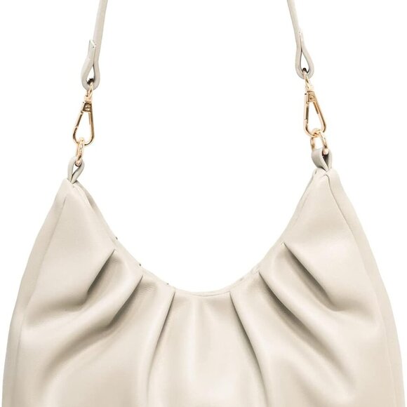 Shoulder Bags for Women, Cute Soft Small Clutch Purses,PU Leather Hobo Crossbody - Picture 1 of 6